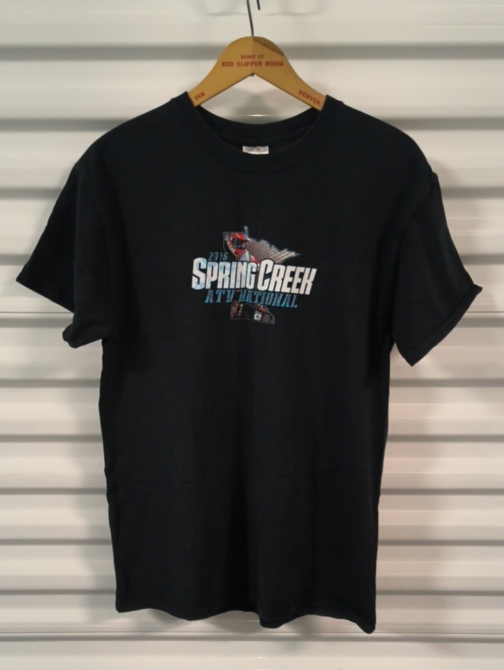 2016 Spring Creek ATV National Graphic Blk Crewneck Short Sleeve T-Shirt Men's M